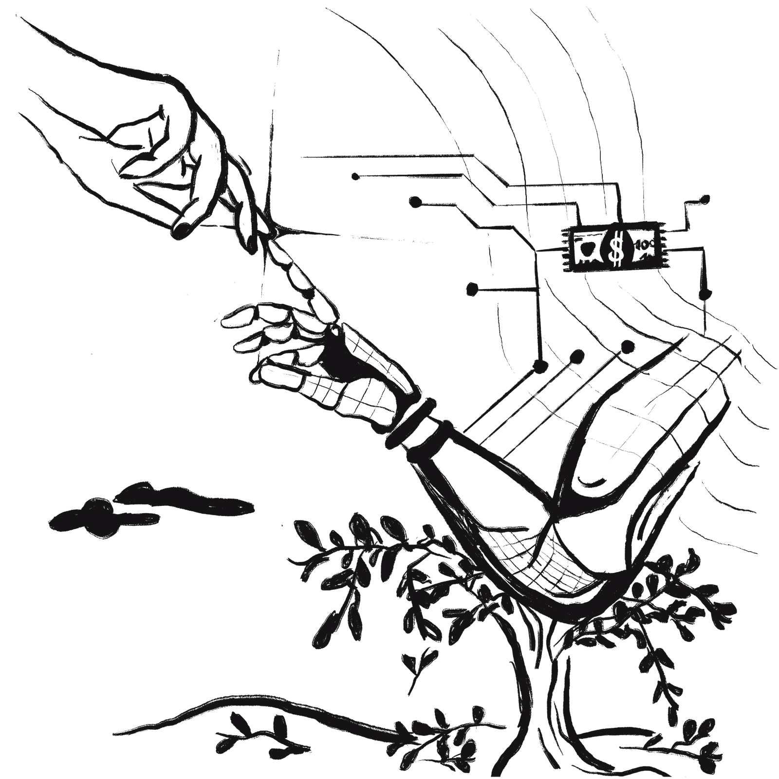 Un pas de géant, à contresens