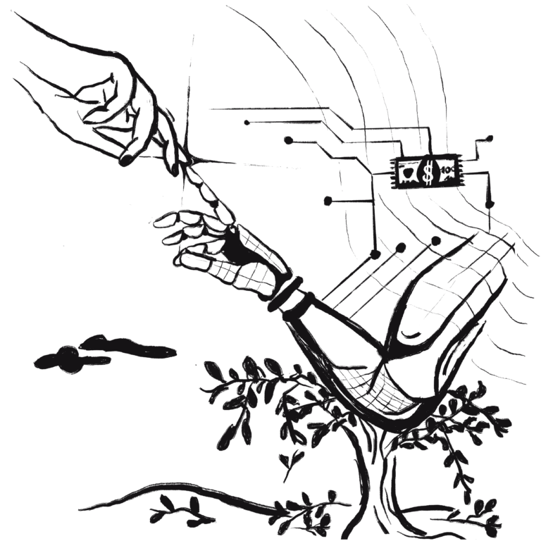 Un pas de géant, à contresens